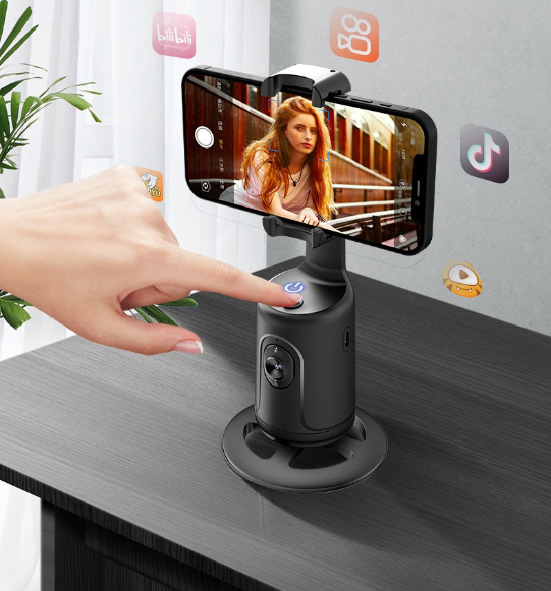 360° AI Auto Face Tracking Phone Holder 360° Gimbal Stand