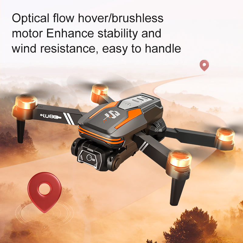LU80 Brushless GPS Drone with Screen Remote and Dual Camera