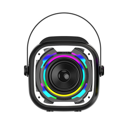 Portable Bluetooth Karaoke Speaker with Wireless Microphone & LED Light