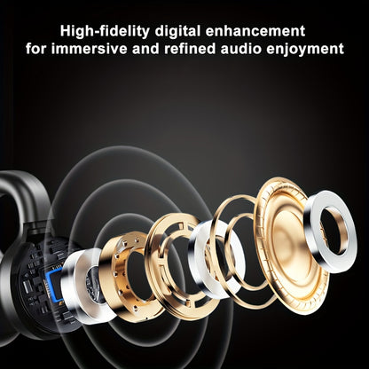 Wireless Open-Ear Clip-On Earbuds with Charging Case