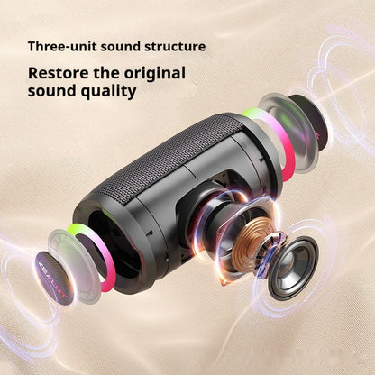 Portable Bluetooth Karaoke Speaker with Wireless Microphone