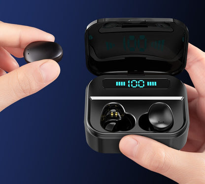 TWS Bluetooth Earbuds with Digital Battery Display Charging Case