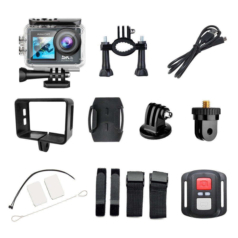 5K Waterproof Action Camera with WiFi and Remote Control