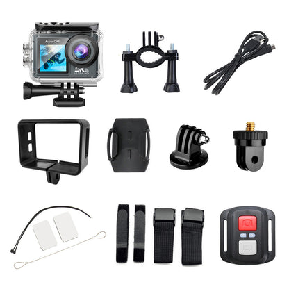 5K Waterproof Action Camera with WiFi and Remote Control