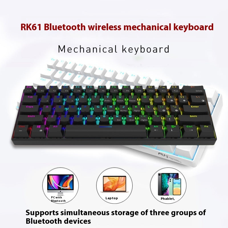 Wired Retro RGB Gaming Keyboard for Desktop and Laptop