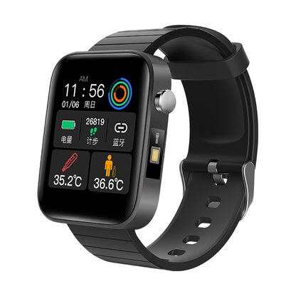 Smart Bracelet with Blood Pressure and Temperature Monitor