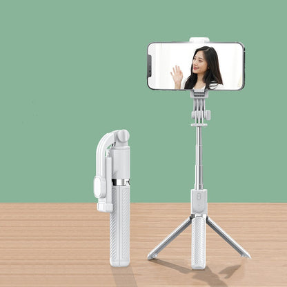 Bluetooth Selfie Stick Tripod with Light for Live Streaming