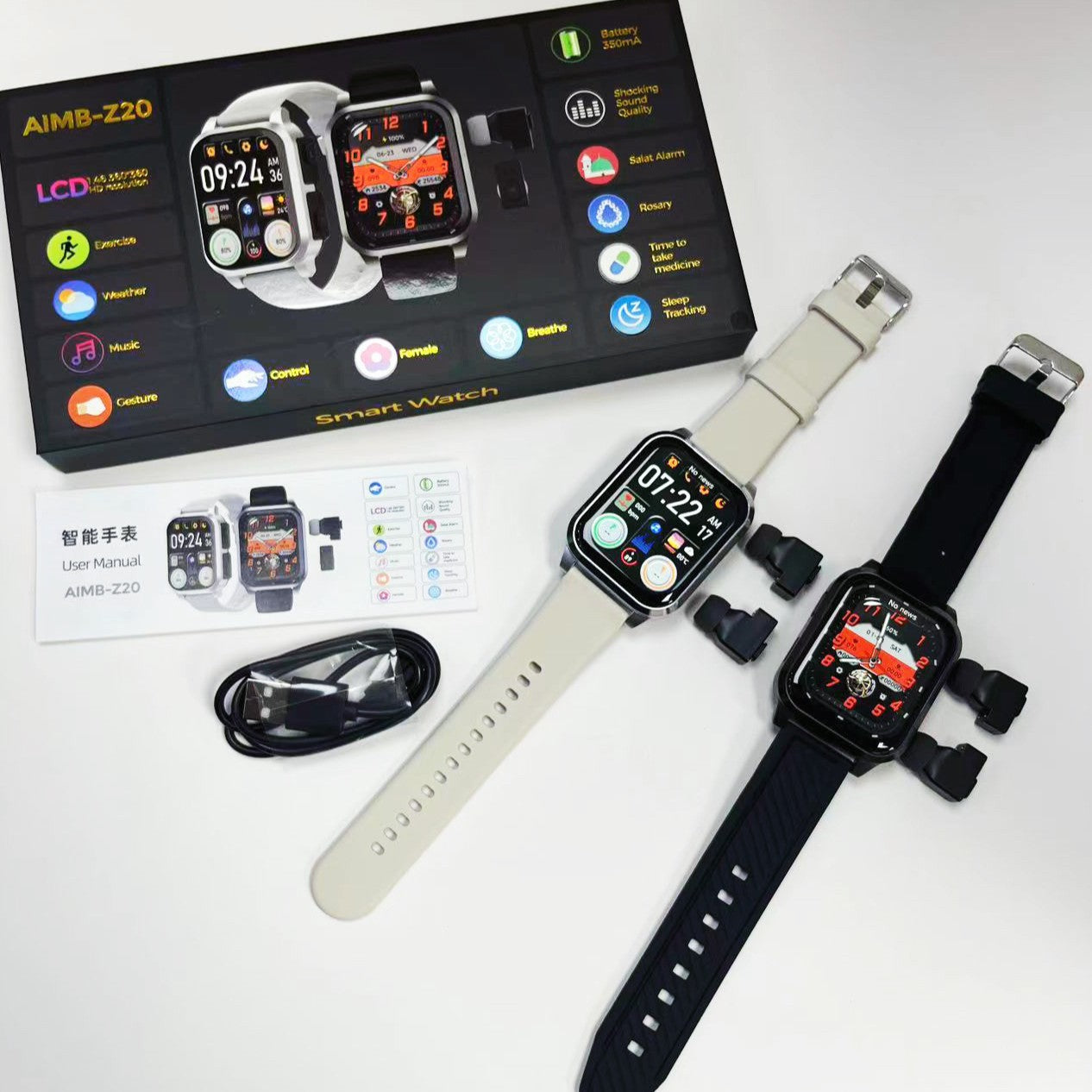 Smartwatch with Bluetooth Calling and Built-in Wireless Earbuds