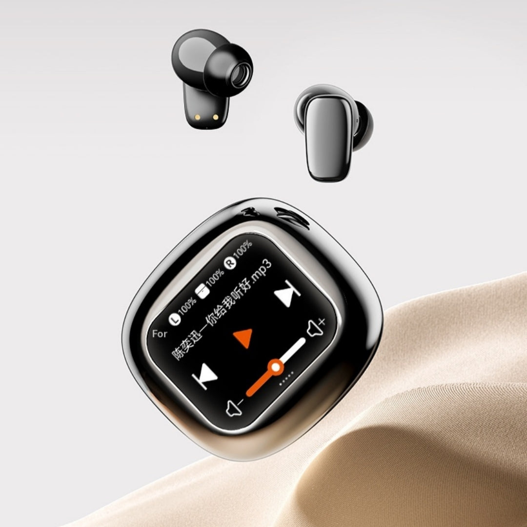 Ultra-Long Battery Life Wireless Earbuds with Smart Touch Screen