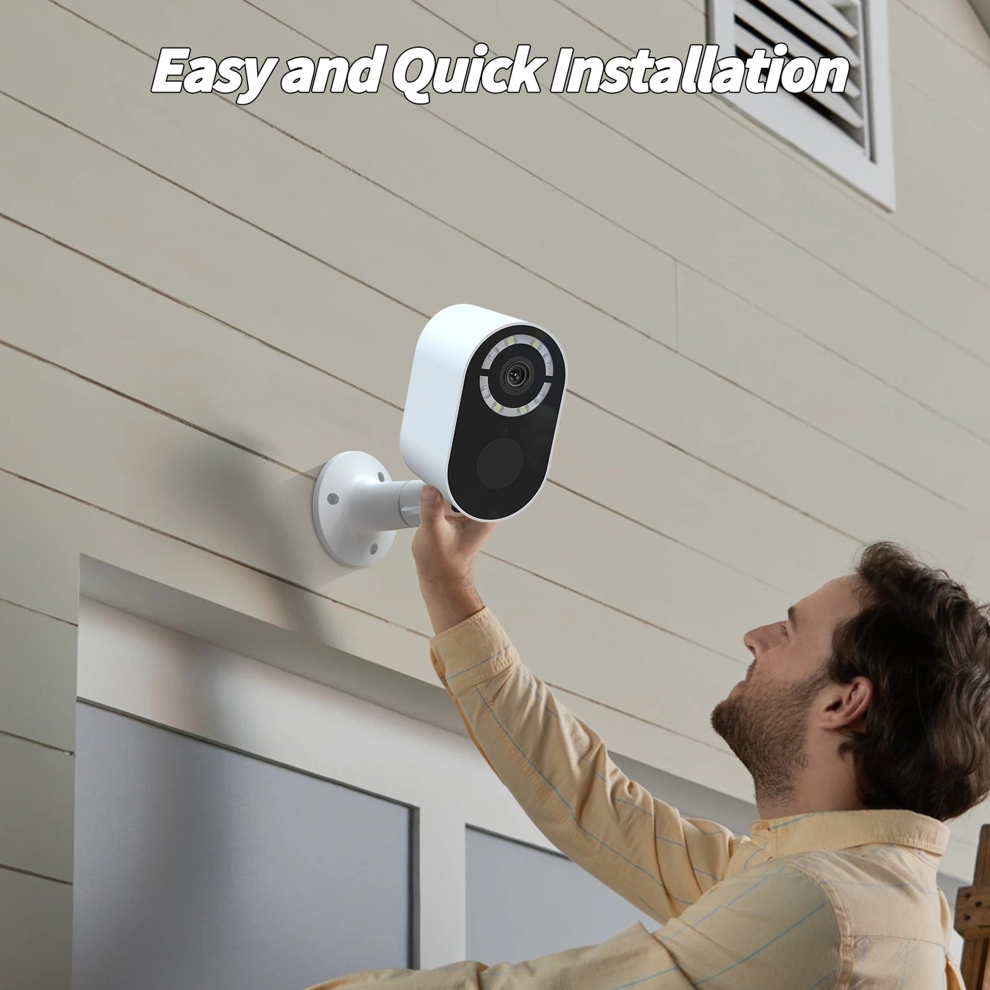 3MP Solar Wireless Outdoor Security Camera with Night Vision