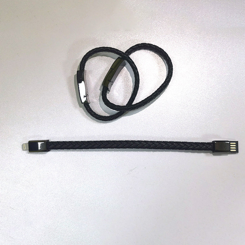 bracelet USB charging cable for iphone, android and type-C devices