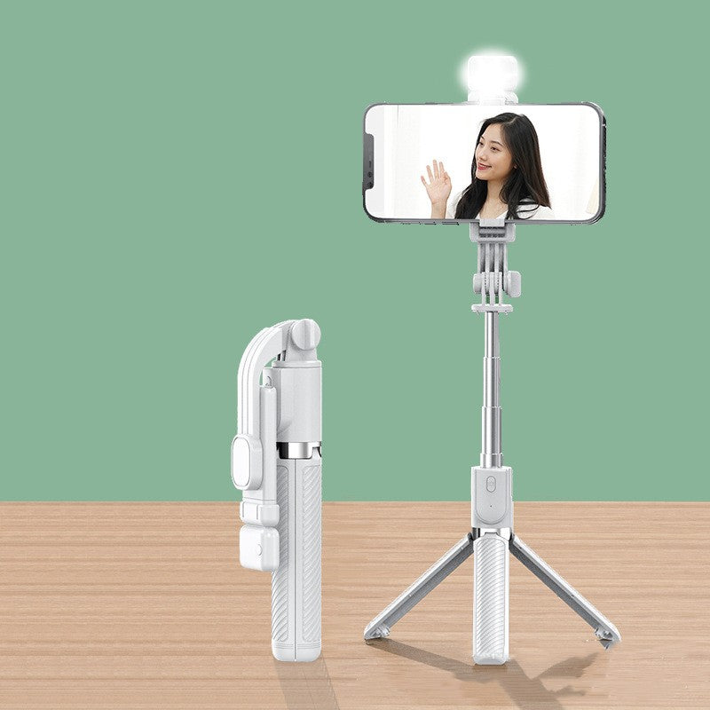 Bluetooth Selfie Stick Tripod with Light for Live Streaming