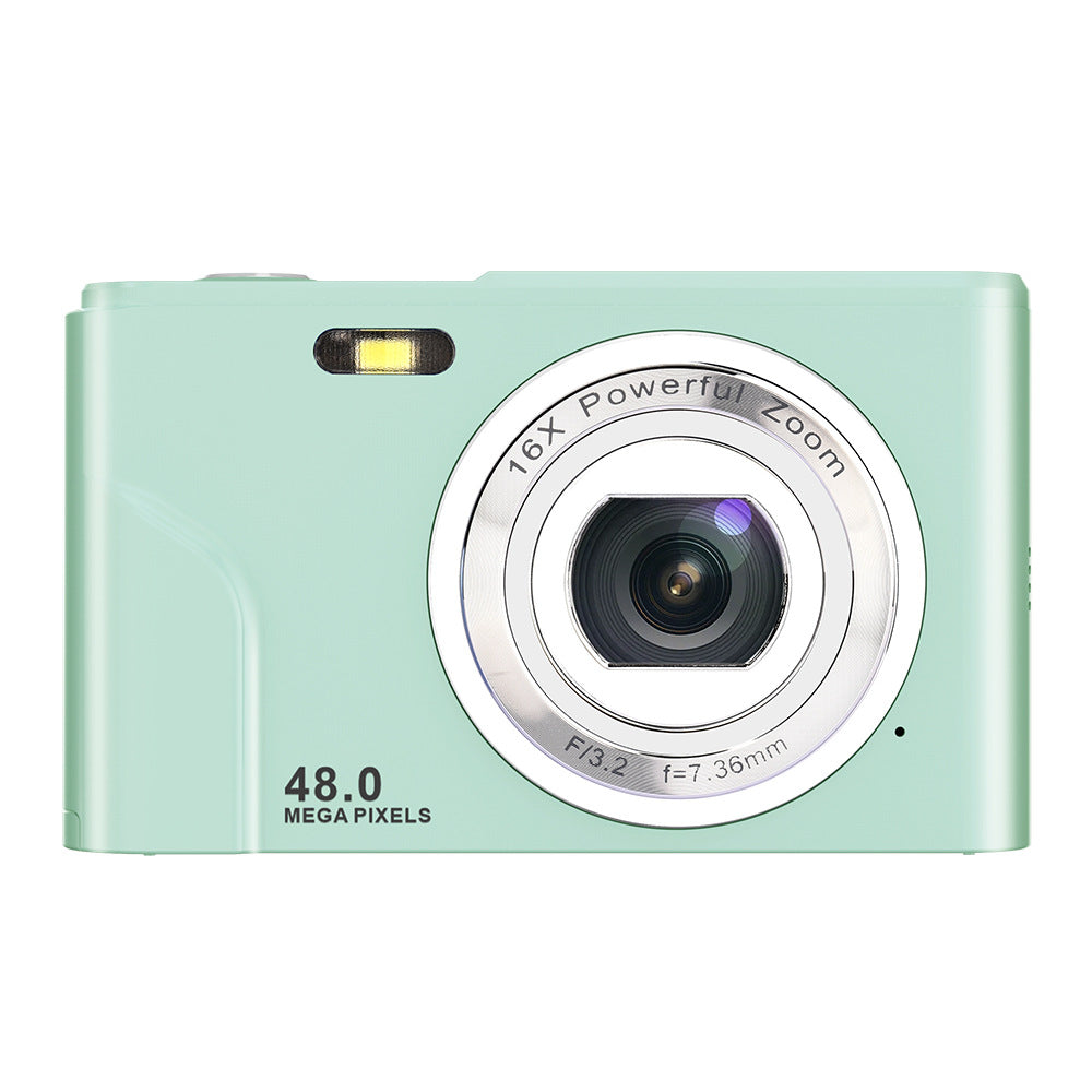 HD Mini Digital Camera with 48MP Photo and 16X Zoom