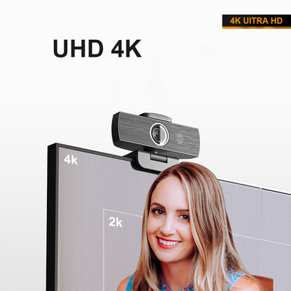 HD Webcam with Zoom for Computer and Video Calls
