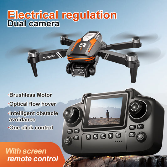 LU80 Brushless GPS Drone with Screen Remote and Dual Camera