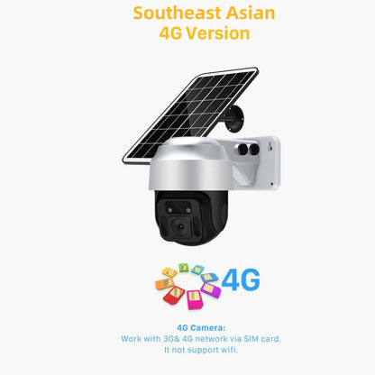 Solar Powered Wireless WiFi Security Camera for Outdoor Surveillance