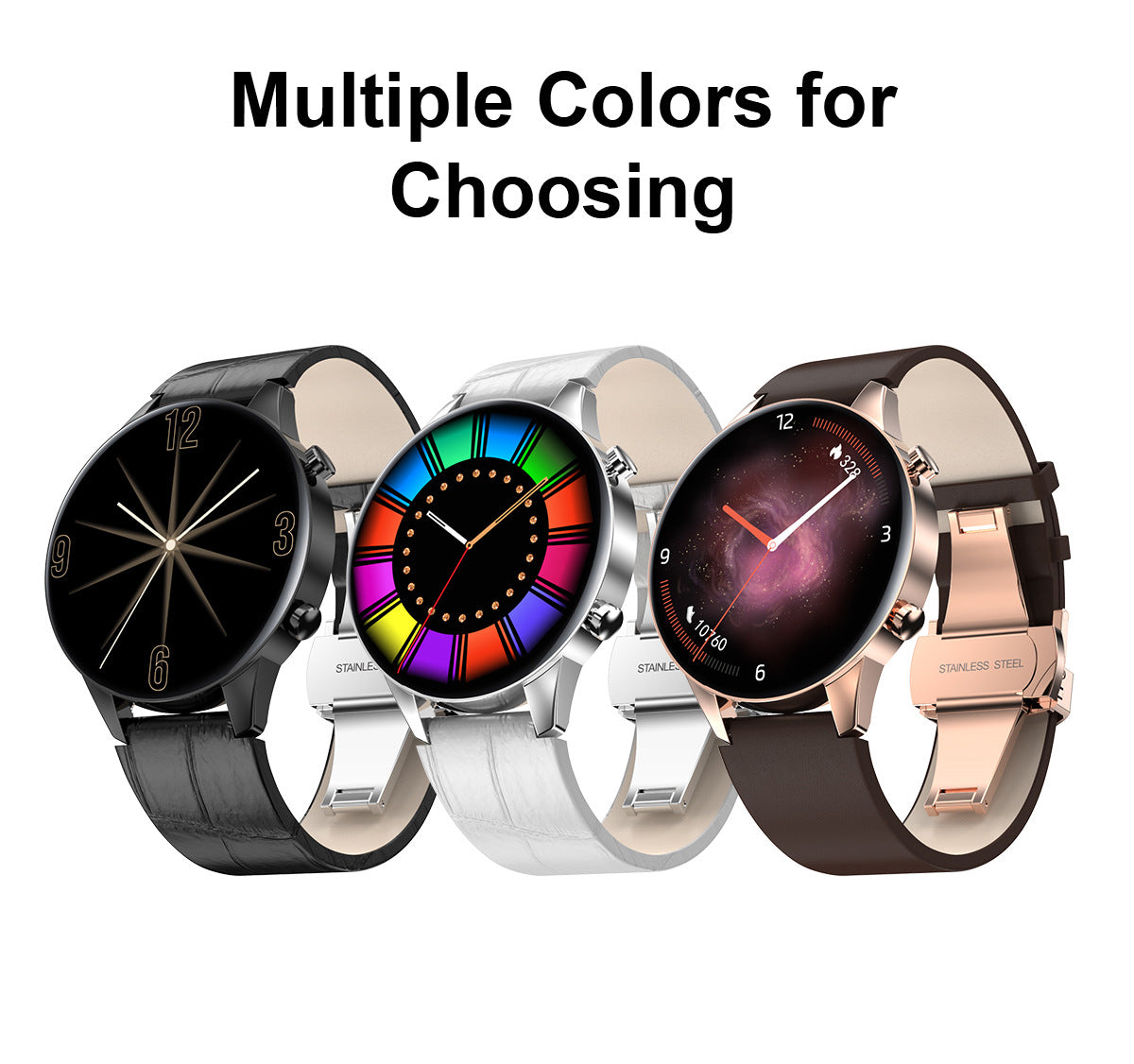 LA08 Full Touch Light Thin Smart Bracelet Watch