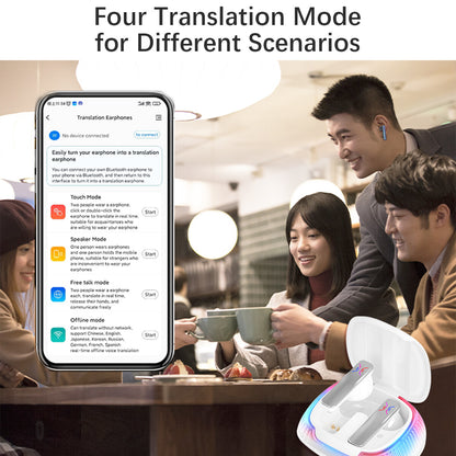 Language Translator Earbuds with 144 Online Translation Languages