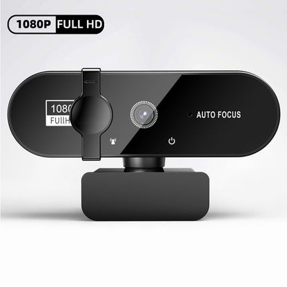 USB 1080P Webcam with Auto Focus and Rotatable Clip