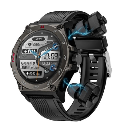 Smartwatch with Bluetooth Calling and Built-in TWS Earbuds