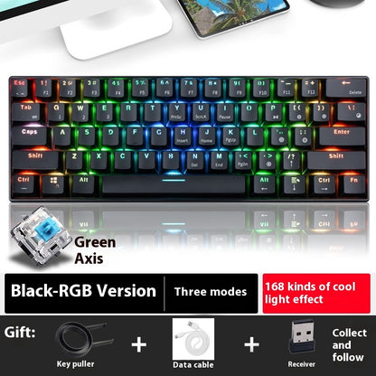 Wired Retro RGB Gaming Keyboard for Desktop and Laptop
