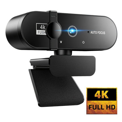 USB 1080P Webcam with Auto Focus and Rotatable Clip