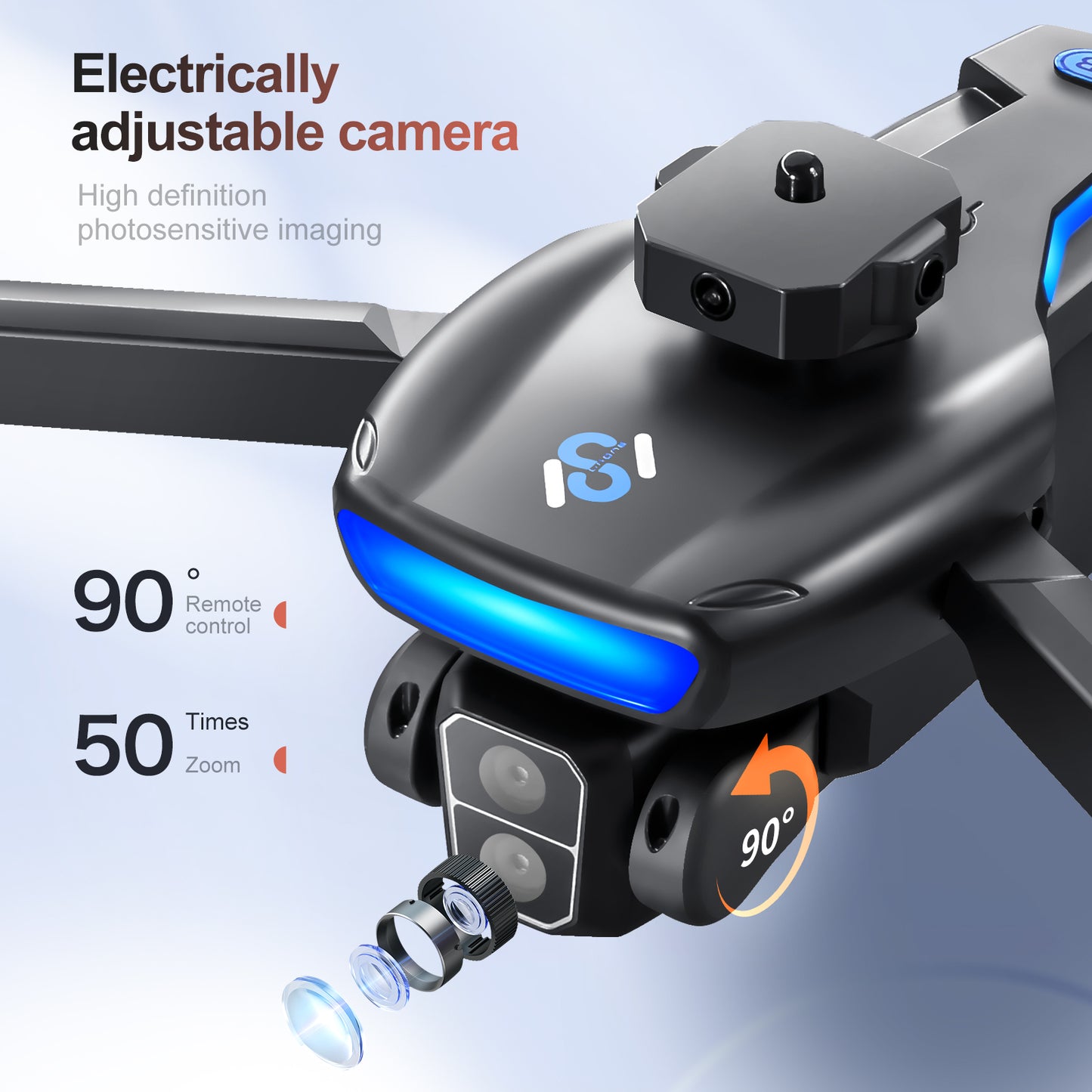 S181 GPS Brushless Drone with Screen Remote and Obstacle Avoidance