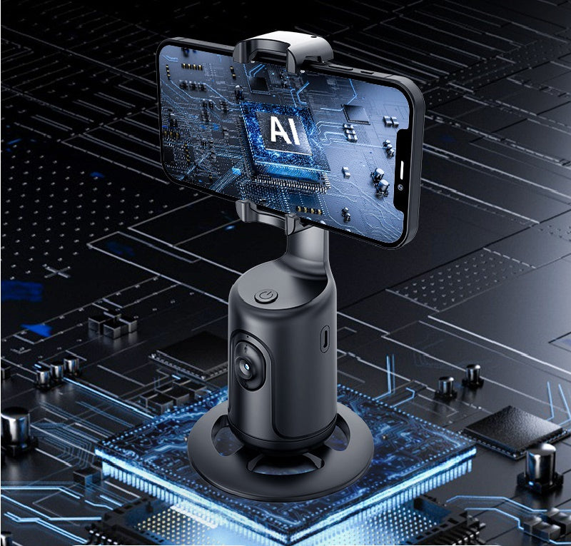 360° AI Auto Face Tracking Phone Holder 360° Gimbal Stand