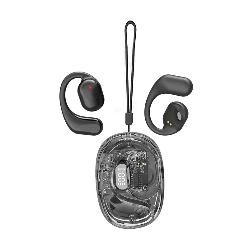 AI Translation Sports Bluetooth Earbuds with LED Display